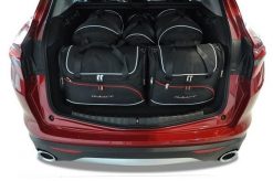 Torby Do Bagażnika Alfa Romeo Stelvio 2017+ 5Szt Kjust. Czarne torby podróżne KJUST, bez wzorów, z kauczuku. Za 1,426.00 zł.