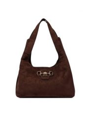 Guess Torebka Sunset HWSG23 14020 Brązowy. Brązowe torebki klasyczne Guess, z aplikacjami, z materiału, bez dodatków. Za 674.99 zł.
