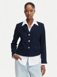Tommy Jeans Marynarka DW0DW22910 Granatowy Regular Fit. Niebieskie marynarki i żakiety Tommy Jeans, xs, bez wzorów, z jeansu, bez ramiączek. Za 899.99 zł.
