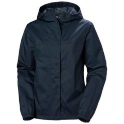 Damska wodoodporna kurtka z kapturem Helly Hansen Vancouver. Niebieskie kurtki Helly Hansen, bez wzorów, z kapturem. W wyprzedaży za 488.10 zł.