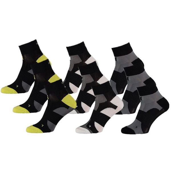 Skarpety kolarskie Xtreme Quarter, 9 par, Multi Czarne. Czarne skarpetki XTREME SOCKSWEAR, bez wzorów. Za 190.99 zł.