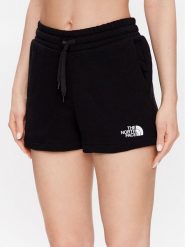 The North Face Szorty sportowe NF0A7QZX Czarny Regular Fit. Czarne szorty sportowe The North Face, bez wzorów, z bawełny. Za 129.99 zł.
