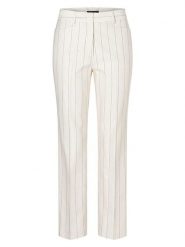 More & More Spodnie w kolorze kremowym rozmiar: 46. Białe spodnie materiałowe More & More, bez wzorów, z materiału, z podwyższonym stanem. Za 126.99 zł.