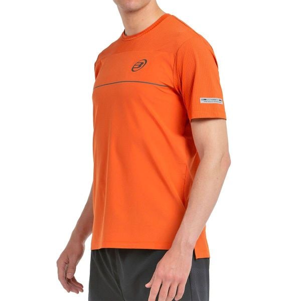 Bullpadel Monda T-shirt. Brązowe t-shirty bullpadel, bez wzorów, sportowe, bez kołnierzyka, bez ramiączek. W wyprzedaży za 146.80 zł.