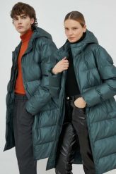 Rains kurtka 15070 long puffer jacket kolor zielony zimowa. Zielone kurtki Rains, na zimę, m, bez wzorów, z materiału, bez kaptura. W wyprzedaży za 1,299.90 zł.