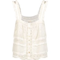 Top LOVESHACKFANCY SULLY. Białe topy LoveShackFancy, m, bez wzorów, z bawełny, boho, bez kołnierzyka, bez ramiączek. Za 1,110.00 zł.