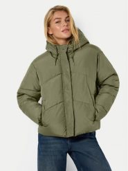 Noisy May Kurtka puchowa Tenna 27030499 Zielony Regular Fit. Zielone kurtki Noisy May, m, bez wzorów, z puchu, bez kaptura. Za 169.99 zł.