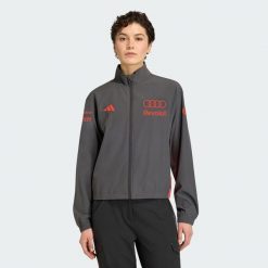 Bluza Dresowa Audi Revolut F1 Team Mechanics. Czarne bluzy adidas, s, bez wzorów, z dresówki, bez kaptura, na fitness i siłownię, climacool (adidas). Za 479.00 zł.