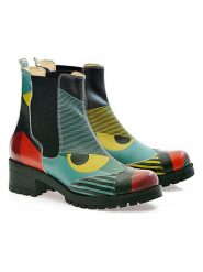 Goby Sztyblety w kolorze niebieskim ze wzorem rozmiar: 37. Niebieskie botki Goby, bez wzorów, z materiału, sportowe, bez zapięcia. Za 226.24 zł.