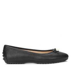 Baleriny LAUREN RALPH LAUREN. Czarne baleriny Lauren Ralph Lauren, bez wzorów, bez obcasa, bez zapięcia. Za 419.99 zł.