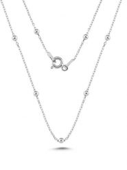 Lodie Silver Srebrny naszyjnik z elementami ozdobnymi rozmiar: onesize. Szare naszyjniki Lodie Silver, z materiału, srebrne. Za 108.74 zł.