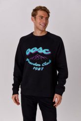 Bluza Powder Club. Białe bluzy OOSC, l, bez wzorów, z bawełny, bez kaptura, snowboardowy. Za 294.99 zł.
