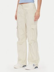 Tommy Jeans Spodnie materiałowe Tjw Cargo Relaxed Straight DW0DW20350 Beżowy Relaxed Fit. Brązowe spodnie materiałowe Tommy Jeans, bez wzorów, z bawełny. Za 259.99 zł.
