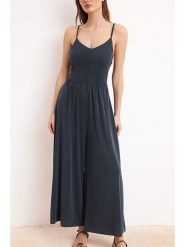 Trendyol Kombinezon w kolorze antracytowym rozmiar: S. Czarne kombinezony Trendyol, s, bez wzorów, bez kołnierzyka, bez ramiączek. Za 173.99 zł.