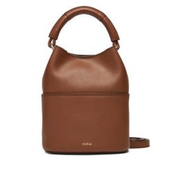 Torebka Furla. Brązowe torebki klasyczne Furla, bez wzorów, klasyczne, bez dodatków. Za 1,599.00 zł.