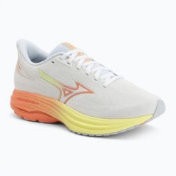 Buty do biegania damskie Mizuno Wave Ultima 17. Białe buty do biegania Mizuno, bez wzorów, z gumy, bez zapięcia, do biegania, mizuno wave. Za 559.99 zł.