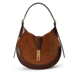 Torebka Polo Ralph Lauren. Brązowe torebki klasyczne Polo Ralph Lauren, bez wzorów, klasyczne, bez dodatków. Za 2,899.00 zł.