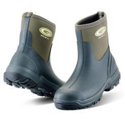Kalosze Grubs Boots Midline Mid Height. Zielone kalosze GRUBS, bez wzorów, z bawełny, bez zapięcia. Za 403.00 zł.