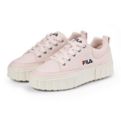 Buty damskie FILA Sandblast C. Czerwone buty sportowe lifestyle Fila, bez wzorów, z gumy, bez zapięcia. Za 229.99 zł.