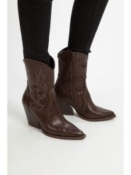 Bellucci Botki w kolorze brązowym rozmiar: 40. Brązowe botki Bellucci, bez wzorów, eleganckie, bez obcasa, bez zapięcia. Za 194.95 zł.