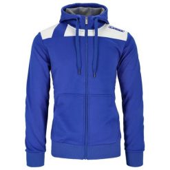 Bluza treningowa z kapturem Keeza Hagi. Niebieskie bluzy z kapturem KEEZA, l, bez wzorów, z materiału, z kapturem, trekkingowe. Za 165.00 zł.