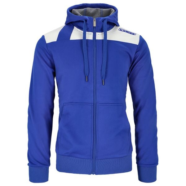 Bluza treningowa z kapturem Keeza Hagi. Niebieskie bluzy z kapturem KEEZA, l, bez wzorów, z materiału, z kapturem, trekkingowe. Za 165.00 zł.