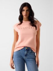 Marciano Guess T-Shirt 181284 Pomarańczowy Classic Fit. Brązowe t-shirty Marciano Guess, xs, z aplikacjami, bez kołnierzyka, bez ramiączek. Za 337.99 zł.