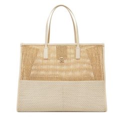 Torebka Tommy Hilfiger. Brązowe shopper bag Tommy Hilfiger, bez wzorów, bez dodatków. Za 699.99 zł.