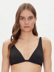 Calvin Klein Swimwear Góra od bikini Fixed Triangle-Rp KW0KW02844 Czarny. Czarne bikini Calvin Klein Swimwear, bez wzorów, z syntetyku. Za 149.99 zł.