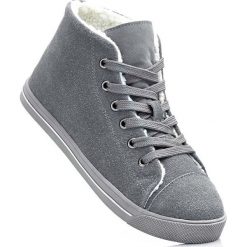 Sneakersy skórzane bonprix dymny szary. Buty sportowe lifestyle marki Mohito. Za 89.99 zł.