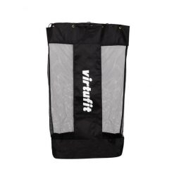 Torba na piłki - Torba na piłki - 16 piłek. Czarne torby sportowe VIRTUFIT, bez wzorów, z materiału, na ramię. Za 132.00 zł.