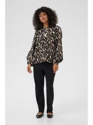 Kaffe Bluzka w kolorze czarnym rozmiar: 40. Czarne bluzki Kaffe, bez wzorów, z wiskozy, bez kołnierzyka, bez ramiączek. Za 165.99 zł.