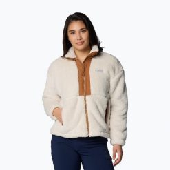 Bluza damska Columbia Boundless Discovery Sherpa Full Zip II. Brązowe bluzy Columbia, na zimę, bez wzorów, sportowe, bez ramiączek, bez kaptura. Za 359.99 zł.