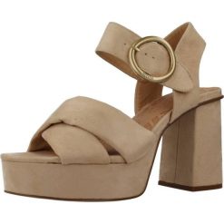 Sandały MTNG 53402M Beżowy. Brązowe sandały mtng, bez wzorów, ze skóry, sportowe, bez obcasa, bez zapięcia. Za 167.99 zł.