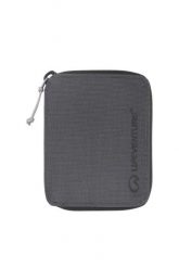Portfel turystyczny RFiD Bi-Fold Wallet Recycled. Szare portfele Lifeventure, bez wzorów, z nylonu. Za 80.99 zł.