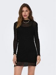 ONLY Sukienka koktajlowa Kate 15310218 Czarny Regular Fit. Czarne sukienki ONLY, l, bez wzorów, z syntetyku, wizytowe, bez kołnierzyka, bez ramiączek. Za 59.99 zł.