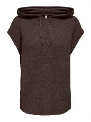ONLY Sweter w kolorze brązowym rozmiar: L. Brązowe swetry ONLY, l, bez wzorów, bez ramiączek. Za 100.45 zł.