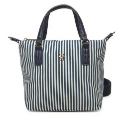 Torebka Tommy Hilfiger. Niebieskie torebki klasyczne Tommy Hilfiger, bez wzorów, klasyczne, bez dodatków. Za 259.99 zł.