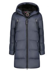 Geographical Norway Parka "Adrianna" w kolorze granatowym rozmiar: M. Niebieskie płaszcze Geographical Norway, m, bez wzorów, bez kaptura. Za 246.53 zł.
