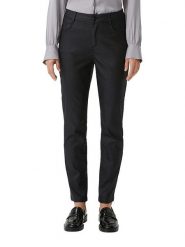S.Oliver Dżinsy - Slim fit - w kolorze czarnym rozmiar: 44. Czarne spodnie materiałowe S.Oliver, bez wzorów, z materiału, klasyczne, z podwyższonym stanem. Za 132.98 zł.