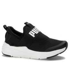 Buty damskie sneakersy sportowe Puma SOFTRIDE WIRED 2. Białe buty treningowe Puma, bez wzorów, z dresówki, bez zapięcia, na fitness i siłownię. Za 169.00 zł.