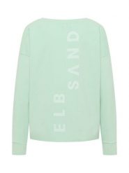 ELBSAND Bluza "Riane" w kolorze miętowym rozmiar: XL. Zielone bluzy ELBSAND, xl, bez wzorów, bez ramiączek, bez kaptura. Za 183.59 zł.