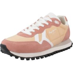 Buty PEPE JEANS BRIT-ON PRINT W Pomarańczowy. Brązowe buty trekkingowe Pepe Jeans, z jeansu, bez zapięcia. Za 239.99 zł.