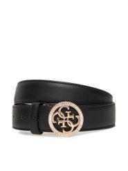 Guess Pasek Damski BW9284 P5430 Czarny. Czarne paski Guess, z aplikacjami, ze skóry. Za 199.99 zł.