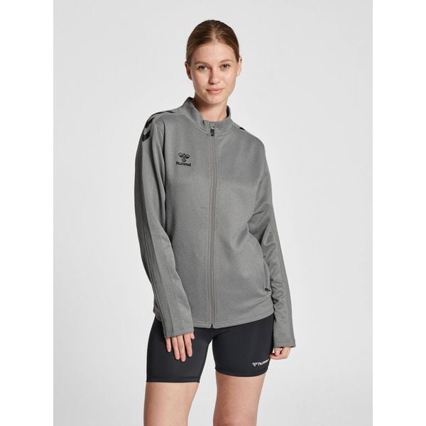 Bluza sportowa damska Hummel half zip Core XK. Szare bluzy bez kaptura Hummel, xl, bez wzorów, z dresówki, bez kaptura, do piłki ręcznej. Za 201.00 zł.