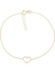 OR ÉCLAT Złota bransoletka "Coeur joli" z elementem ozdobnym rozmiar: onesize. Żółte bransoletki Or Éclat, złote. Za 434.99 zł.