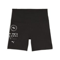 Damskie krótkie legginsy PUMA × HYROX Essentials PUMA. Czerwone legginsy Puma, bez wzorów, z dzianiny, krótkie. Za 138.06 zł.