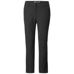 Spodnie narciarskie dla kobiet Helly Hansen QD. Brązowe spodnie narciarskie Helly Hansen, bez wzorów, z elastanu, narciarskie. Za 372.50 zł.