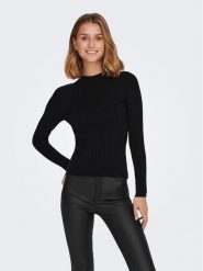 JDY Sweter 15238267 Czarny Regular Fit. Czarne swetry JDY, xl, bez wzorów, z syntetyku, bez ramiączek. Za 89.99 zł.