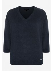 More & More Sweter w kolorze granatowym rozmiar: 36. Niebieskie swetry More & More, bez wzorów, bez ramiączek. Za 122.45 zł.